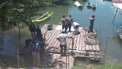 泰国发现一具女尸，被锁链锁住脖子，锁链上还有两只混凝土哑铃