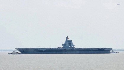 “福建”舰第7次海试走出“诡异航迹”，已完成“抗冲击试验”？