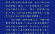 警方通报“贵州8岁女童过斑马线被出租车撞倒身亡”：46岁女子被刑拘，不存在二次碾压