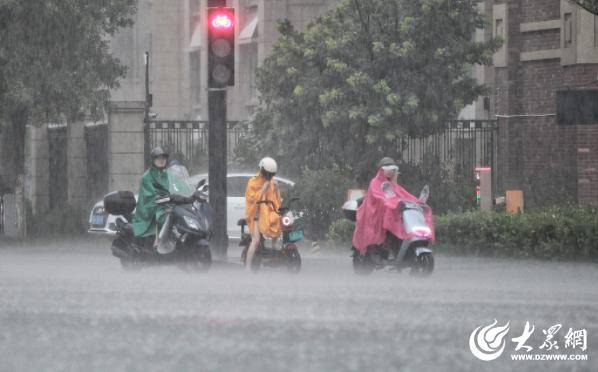 暴雨黄色预警 济宁主城四区有中到大雨，局部暴雨