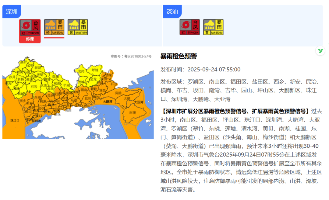 紧急提醒:不要外出!深圳即将进入10级风圈!