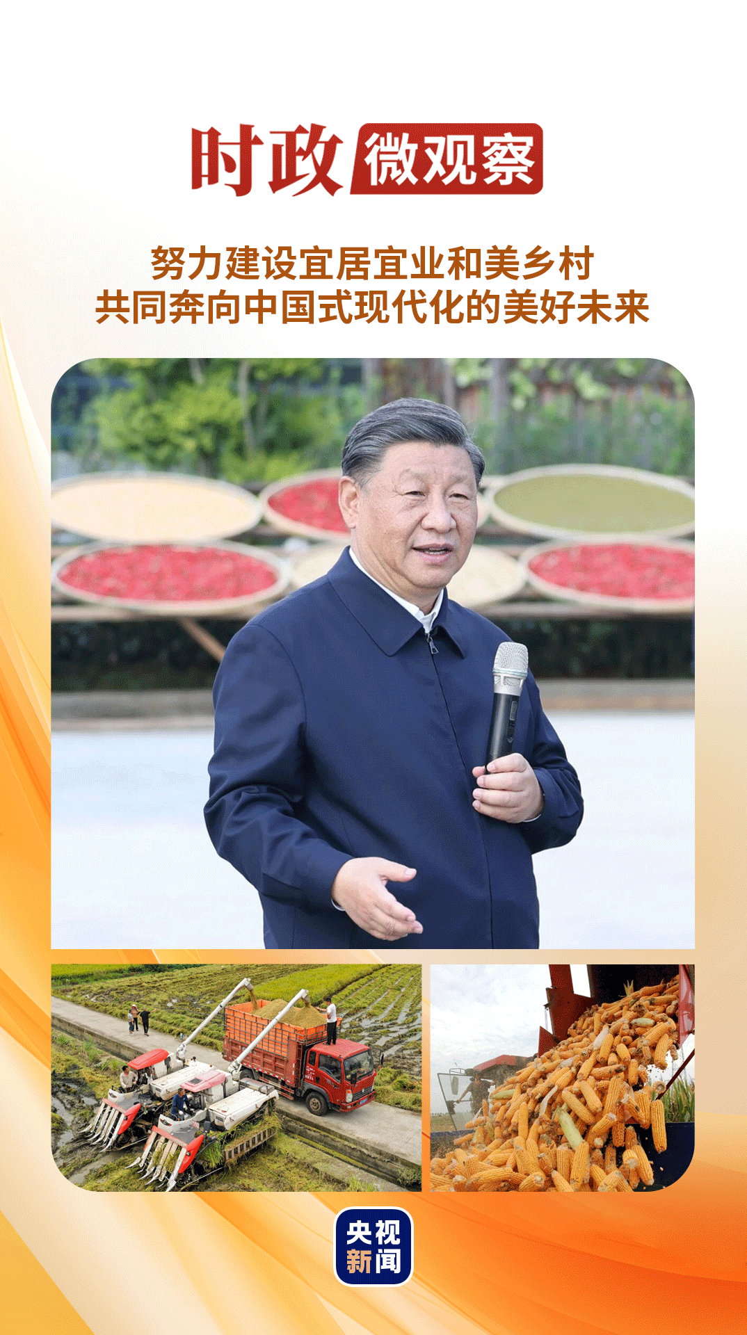 时政微观察丨丰收时节感悟总书记的“三农”情怀