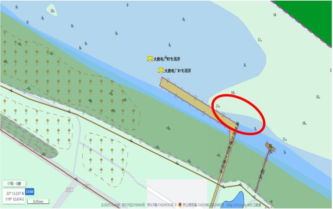 长江南京段水深异常，江苏海事部门发布提醒