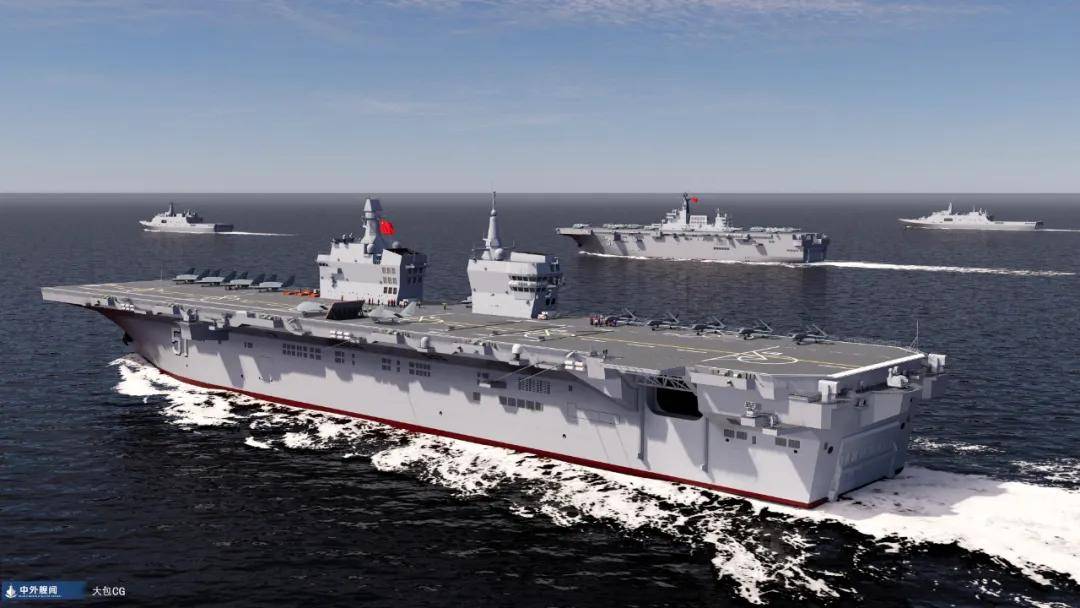 076“四川”舰开始试航，近程防空火力强悍，2026有望服役